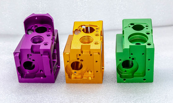 Làm cứng các bộ phận kim loại tùy chỉnh Chế tạo các bộ phận máy CNC hợp kim nhôm Anodizing