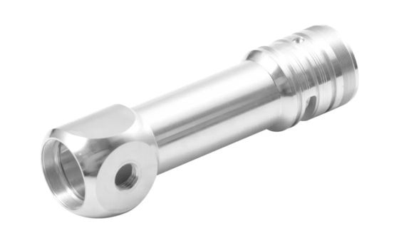 Bộ phận gia công CNC có độ chính xác cao bằng bạc Anodizing Bộ phận phay tiện CNC