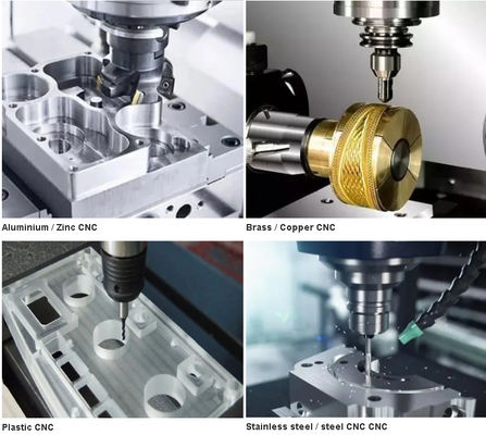 Độ cứng Bộ phận tiện CNC Anodizing Linh kiện gia công CNC