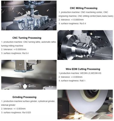 Phần cứng Bộ phận phay CNC Độ cứng Bộ phận tiện tùy chỉnh Màu sắc