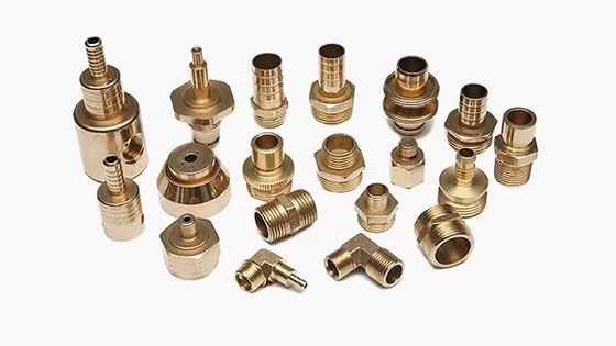 Bộ phận gia công CNC bằng đồng thau Anodized Độ cứng Bộ phận tiện tiện