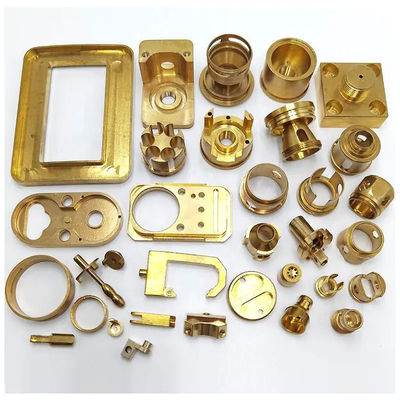 Bộ phận gia công CNC bằng đồng thau Anodized Độ cứng Bộ phận tiện tiện