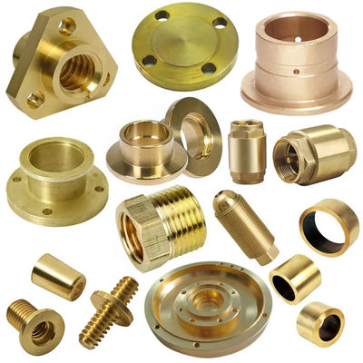 Bộ phận gia công CNC bằng đồng thau Anodized Độ cứng Bộ phận tiện tiện